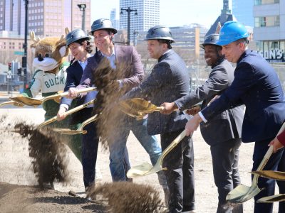 Officials Break Ground on Deer District Apartments