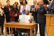 City officials and community leaders gathered April 21 for the signing of a resolution to make Milwaukee a sensory-inclusive city.
