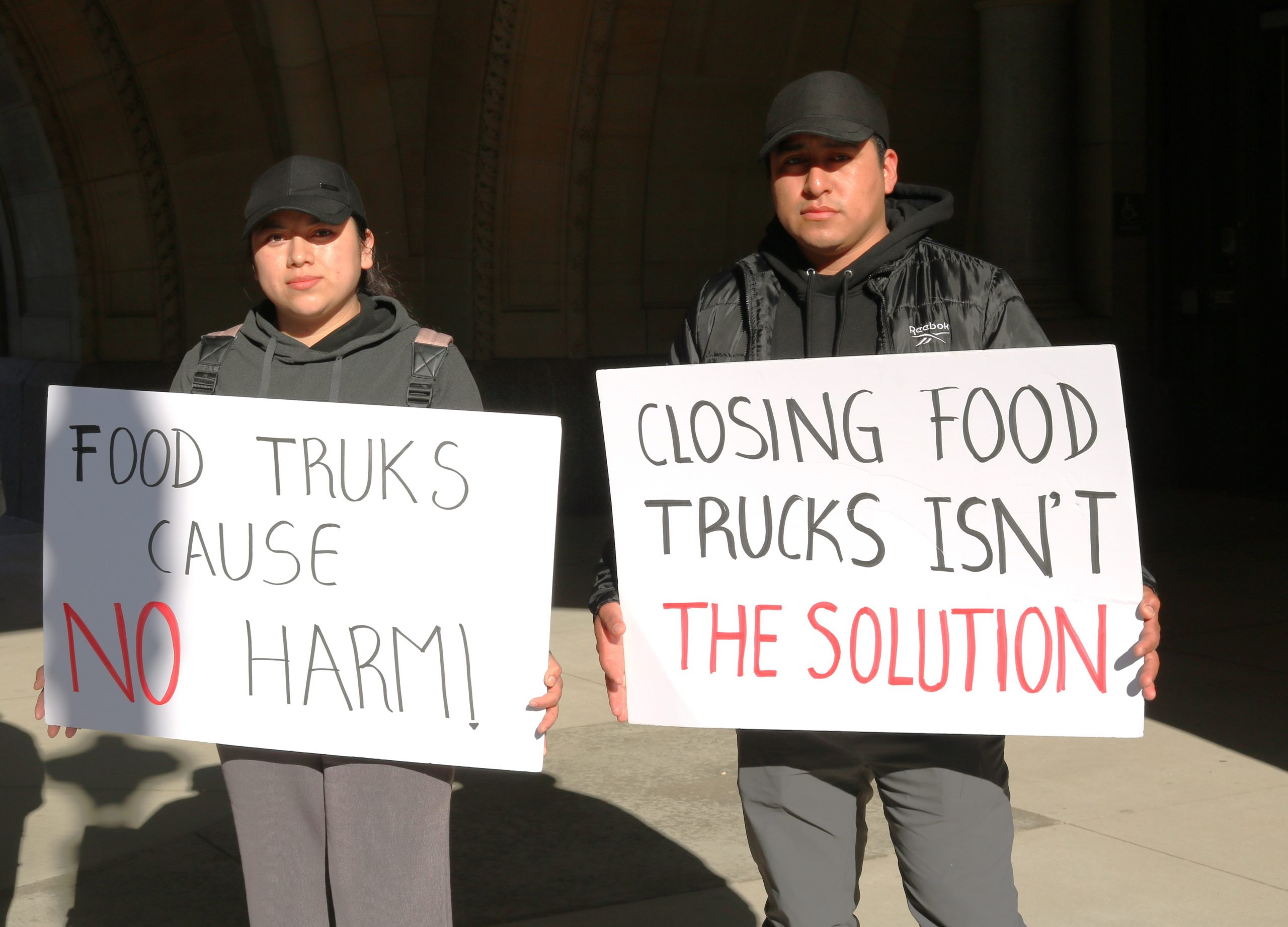 Food Truck Operators Rally at City Hall