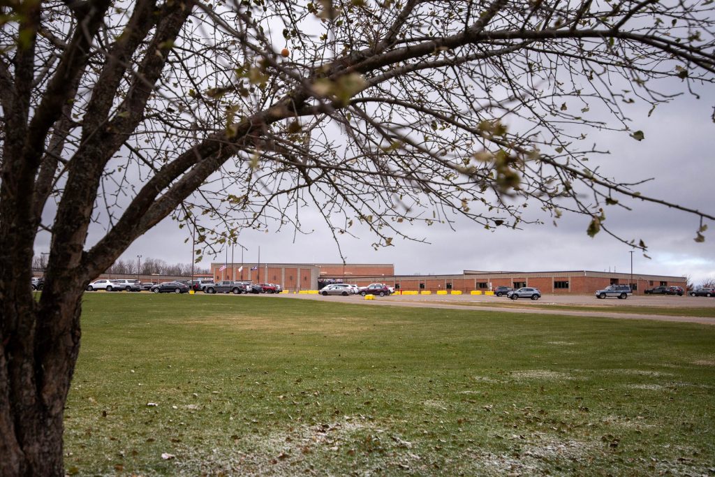 Elementary, middle, and high school students study in one building Monday, Nov. 10, 2025, in Crandon, Wis. Angela Major/WPR