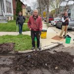 Leaf Backup Apparent in Clogged Catch Basins