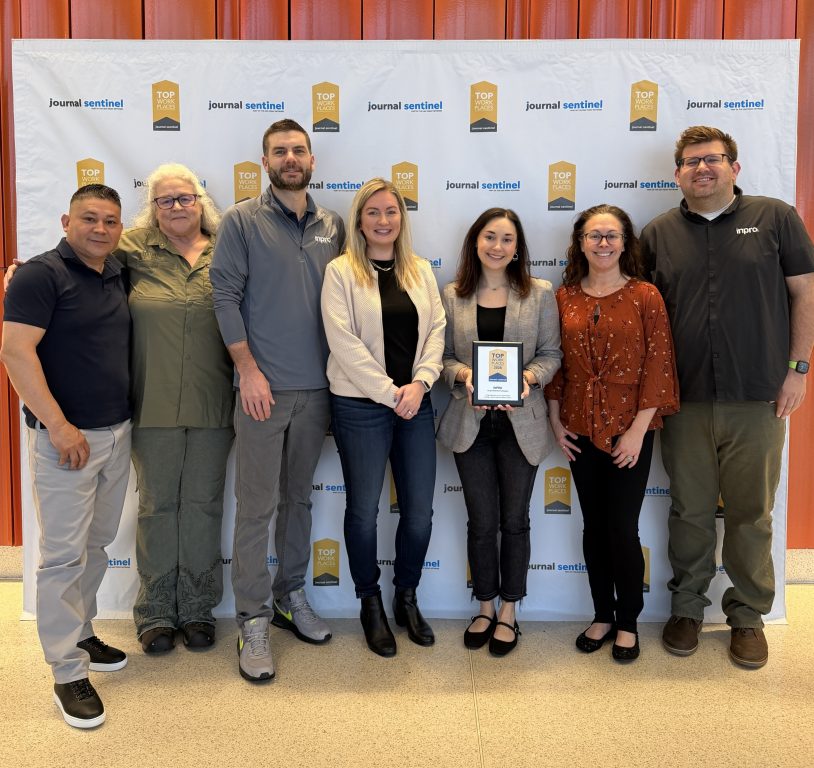 Inpro Photo courtesy of Inpro. as a Top Workplace Nationally and in Southeast Wisconsin. Photo provided