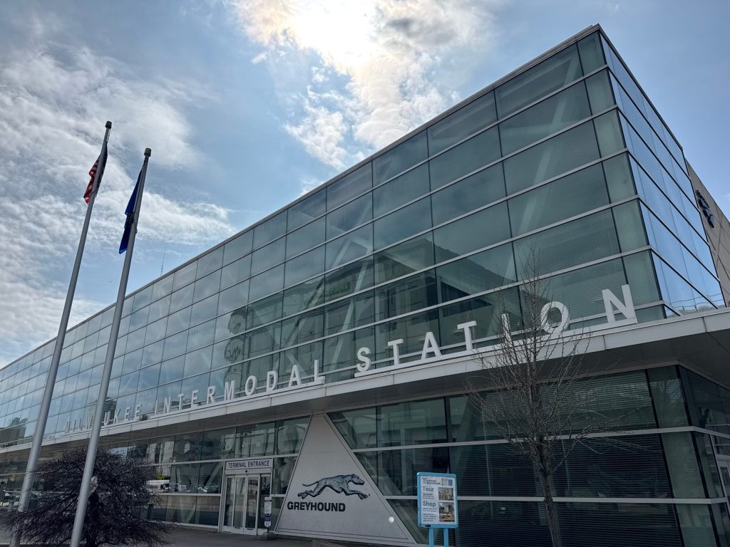 The Milwaukee Intermodal Station is located in downtown Milwaukee. Evan Casey/WPR