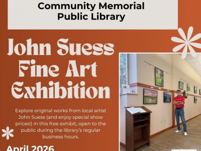 Local Artist John Suess Brings Wisconsin Landscapes to West Bend Community Memorial Library