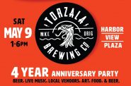Torzala Brewing Co. anniversary flyer. Image courtesy of Torzala Brewing Co.