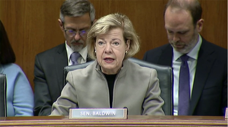 Click HERE to watch Senator Baldwin’s opening remarks