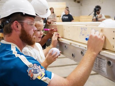 Brewers Players Partner With Milwaukee Habitat for Humanity to Build New Home