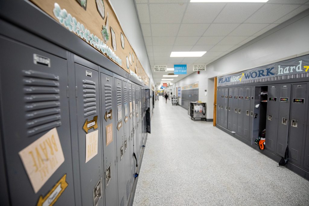Winskill Elementary School on Tuesday, April 29, 2025, in Lancaster, Wis. Angela Major/WPR
