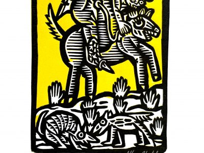 Hold Your Horses, Grove Gallery’s “Max Went West: An American Tale III” Opens Soon, Featuring Woodcut Prints By Max Hautala