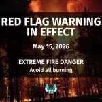 Extreme Fire Danger Friday, May 15, 2026