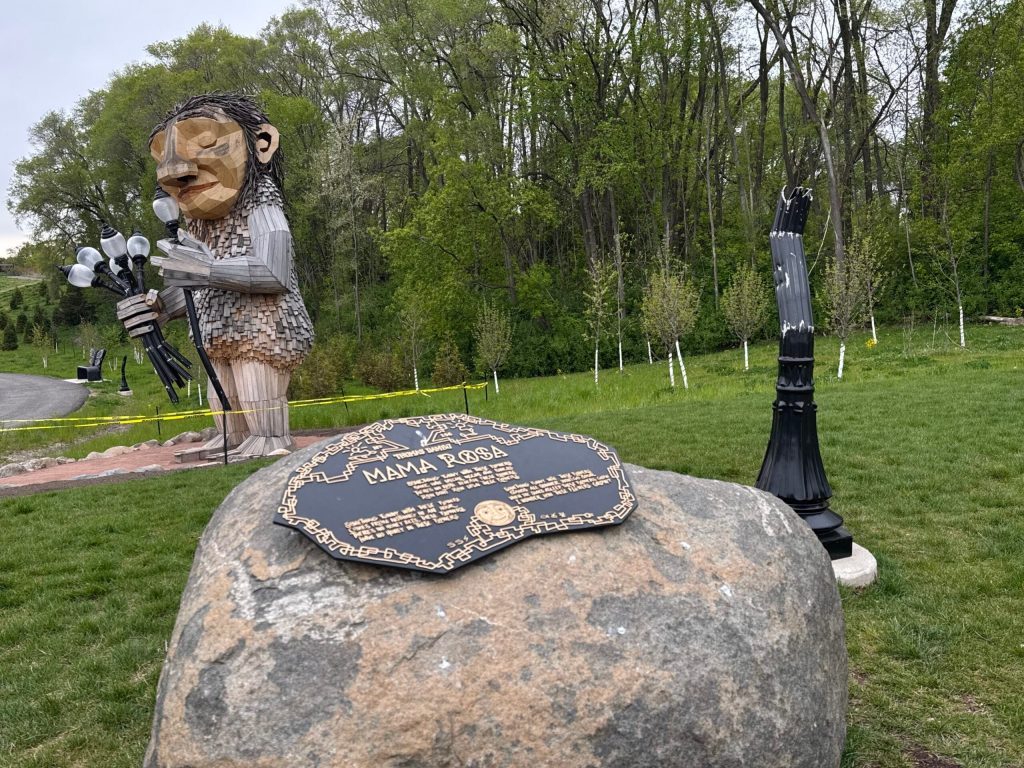 ‘Mama Rosa’ is seen here in Wauwatosa on May 12, 2026. Evan Casey/WPR