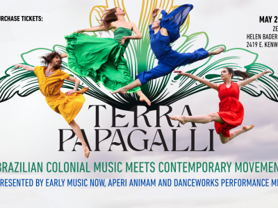 Danceworks Performance MKE, Early Music Now, and Aperi Animam Unite for Groundbreaking World Premiere: Terra Papagalli