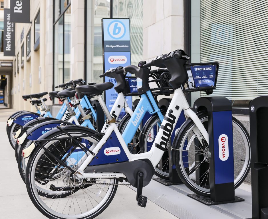 Photo courtesy of Bublr Bikes.