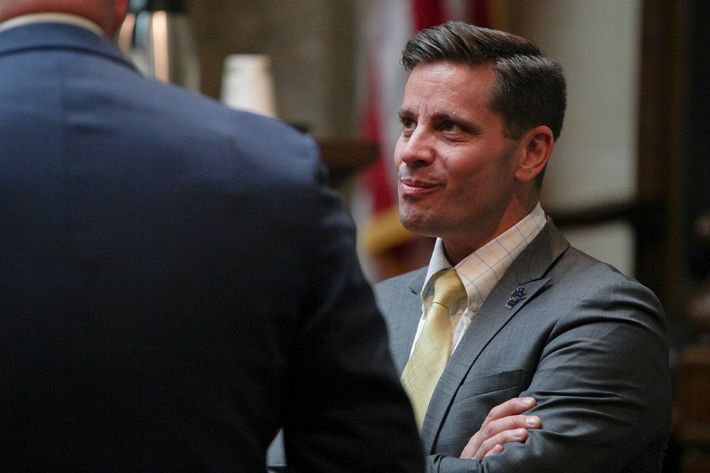 Wisconsin Senate President Chris Kapenga, R-Delafield, during a state Senate session on June 7, 2023, in the Wisconsin State Capitol.. Drake White-Bergey / Wisconsin Watch