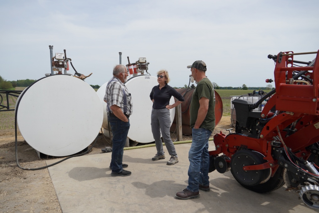 Senator Baldwin visits Frontier Farms in Sharon, Wisconsin