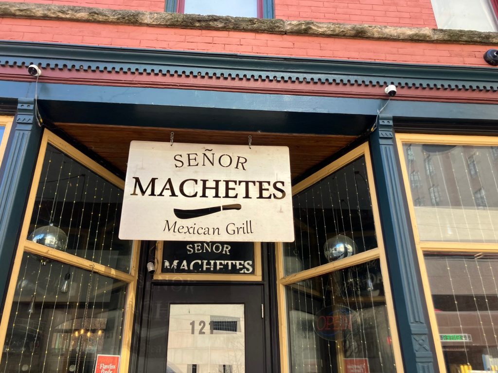 Señor Machetes Mexican Grill is pictured in downtown Madison on Thursday, Feb. 12, 2026. Sarah Lehr/WPR
