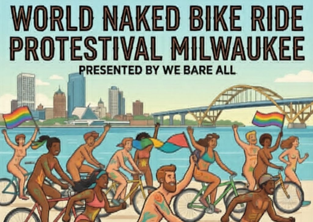 World Naked Bike Ride 2026 flyer. Image from event Facebook page.