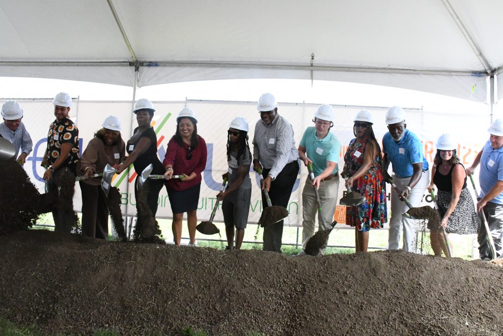 NeuVue groundbreaking. Photo by Jeramey Jannene.