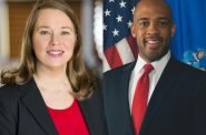 Sara Rodriguez and Mandela Barnes.