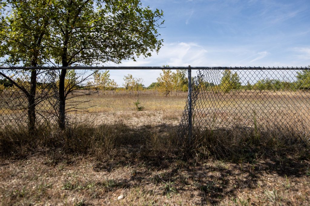 A portion of the General Motors assembly plant site that will be acquired by the city of Janesville for potential redevelopment on Friday, Sept. 13, 2024, in Janesville, Wis. Angela Major/WPR