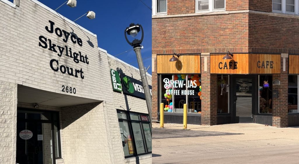 2686-2690 S. Kinnickinnic Ave. and 2721 S. Howell Ave. Photos by Sophie Bolich and Jeramey Jannene.