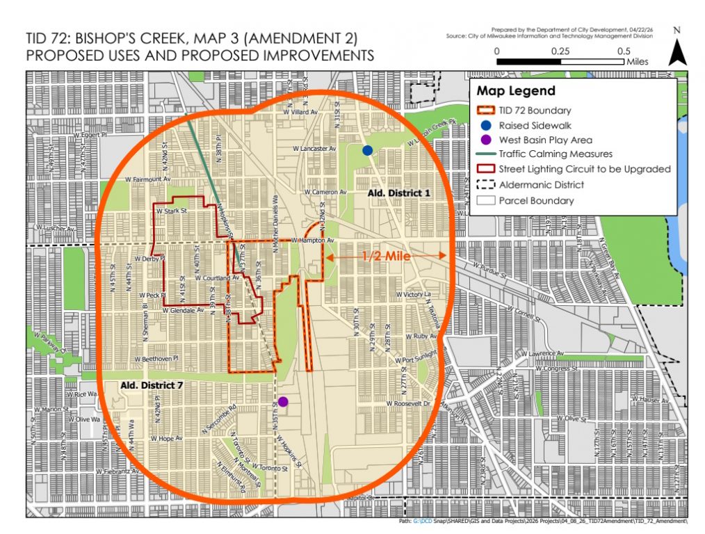 TIF District 72 plan. Image from DCD.