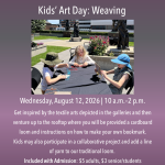 Kids’ Art Day: Weaving