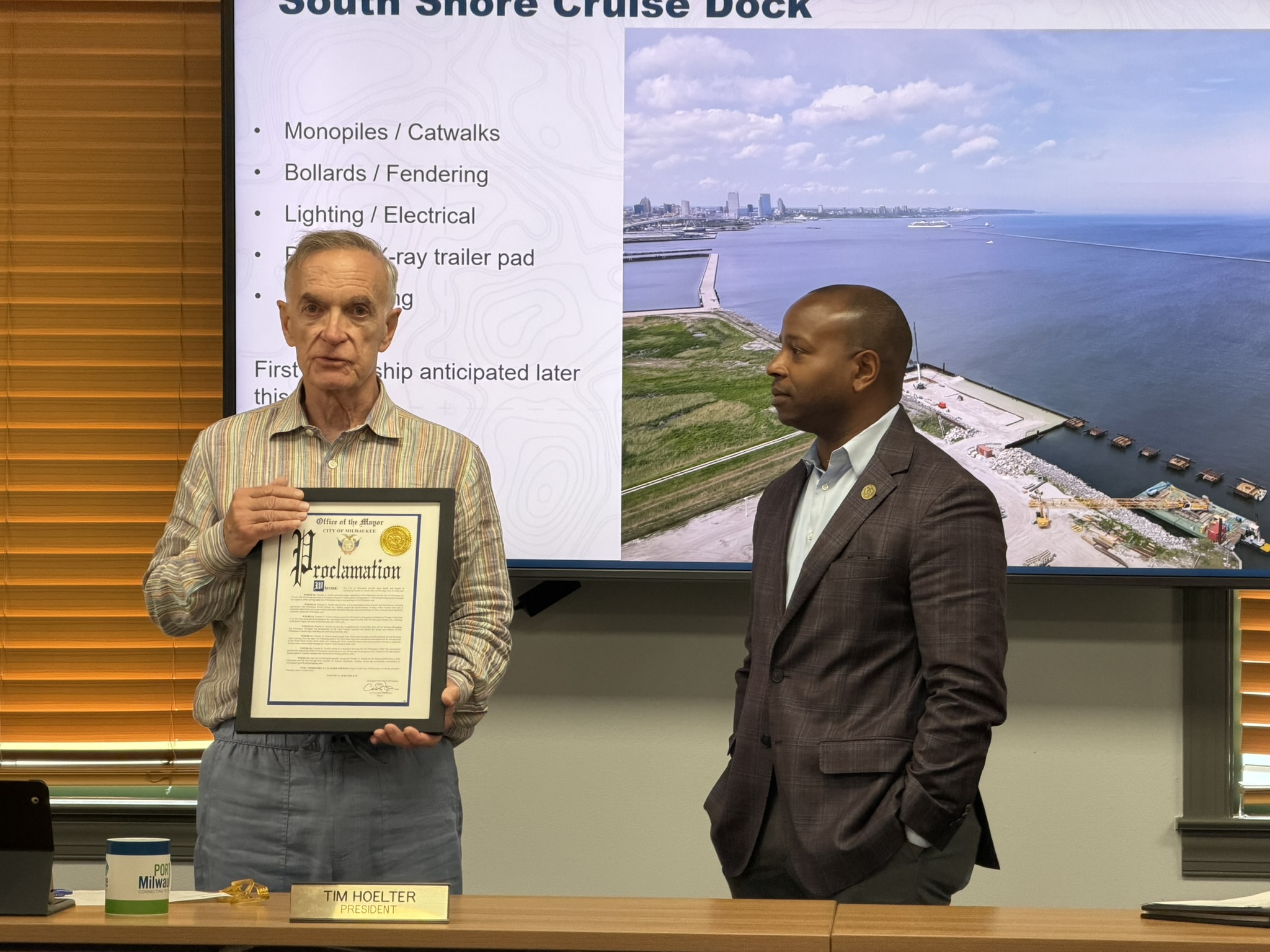 Port Bids Bon Voyage to Longtime Board Chair