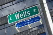 Cecilia 'The Queen' Gilbert Honorary Street Name. Photo courtesy of Rockstar Design.