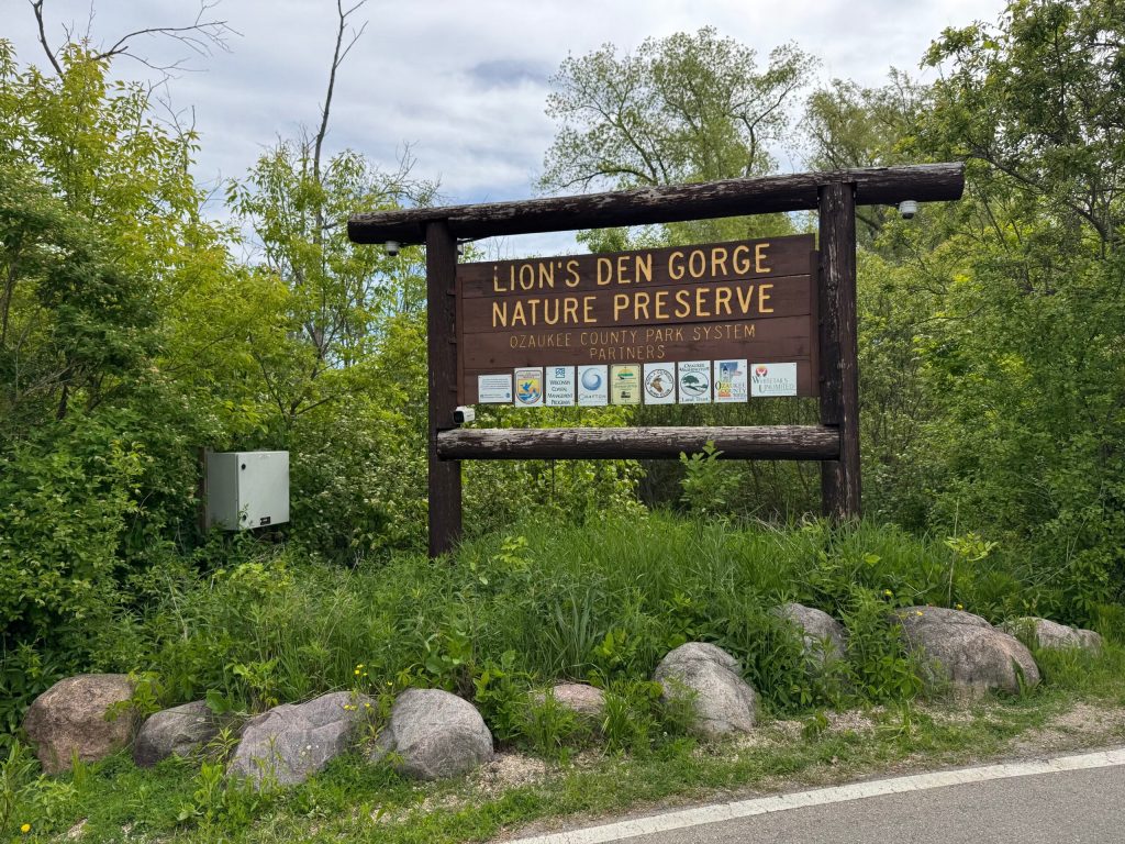 Lion’s Den Gorge Nature Preserve is a 73-acre park. Evan Casey/WPR