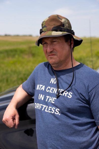 Data center opponent Pete Moris poses for a portrait on June 4, 2026, in Grant County, Wis. (Joe Timmerman / Wisconsin Watch)