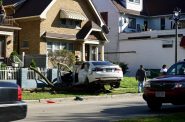 A car crash in October 2017 near the intersection of South Layton Boulevard and West Greenfield Avenue. (NNS file photo)
