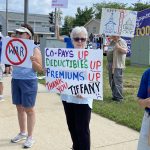 Protestors Slam Vance, Trump for Health Care Cuts