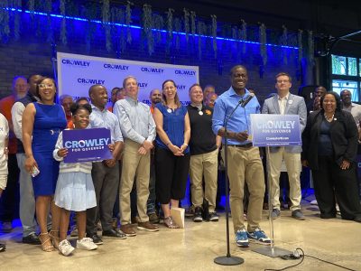 Crowley Reenters Governor’s Race With Endorsement From Evers
