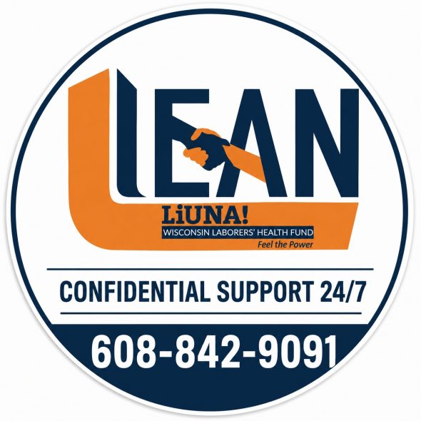 The logo for the Laborers union new peer support program. (Courtesy Wisconsin Laborers District Council)