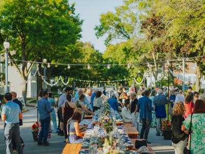 Tickets Now on Sale for Downtown Thiensville’s Signature Outdoor Long-Table Dining Experience, the Village Table