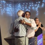 Gov. Tony Evers Rallies with Milwaukee Co. Exec David Crowley in Appleton