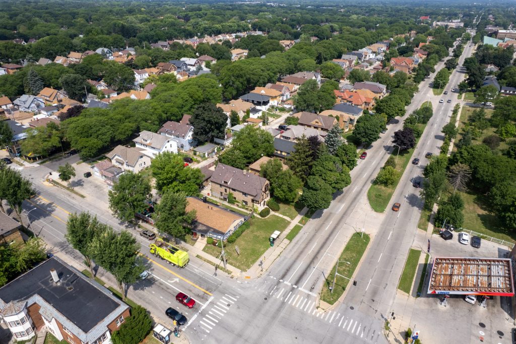 A view of the northwest part of the Sherman Park neighborhood on Aug. 6, 2026. (Jonathan Aguilar / Milwaukee Neighborhood News Service / CatchLight Local)
