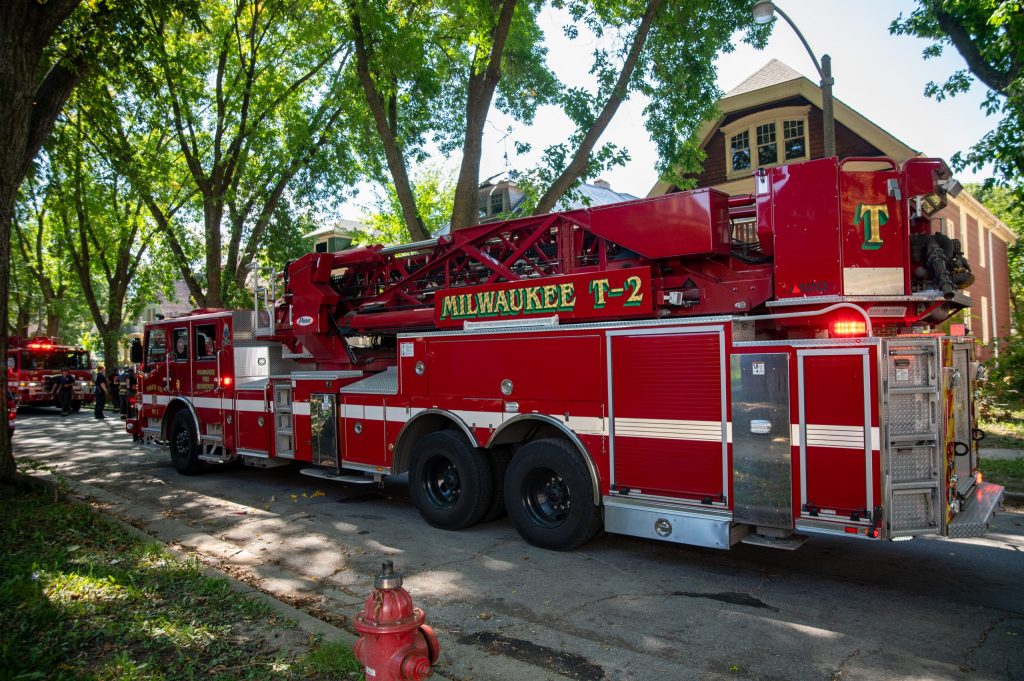 The Milwaukee Fire Department had 99 fire-type responses and six structure fires on July 3 and 4, according to Chief Aaron Lipski. (Photo by Jonathan Aguilar / Milwaukee Neighborhood News Service / CatchLight Local)