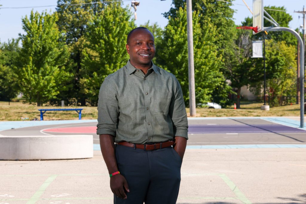 Mayor Cavalier Johnson poses for a photograph on Monday, July 13, 2026 in Milwaukee. (Photo by Jonathan Aguilar / Milwaukee Neighborhood News Service / CatchLight Local)