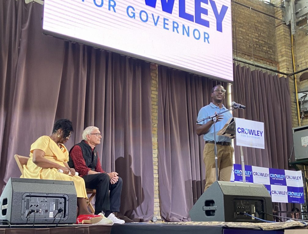 Milwaukee County Executive David Crowley Rallies Support Ahead of Primary Election