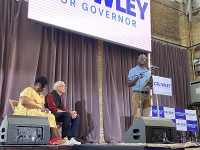 Crowley Makes Final Pitch to Voters Ahead of Primary Election