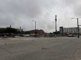 Fieldhouse Flats construction. Photo by Jeramey Jannene.