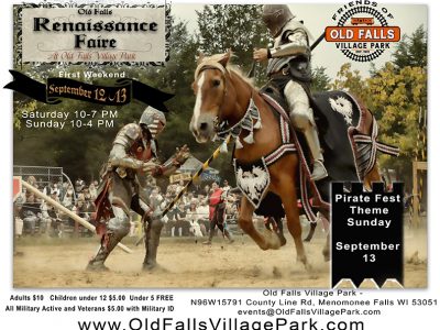 Travel Back in Time to the Second Annual Old Falls Renaissance Faire at Old Falls Village Park