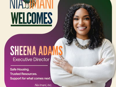 Nia Imani Welcomes Sheena Adams as New Executive Director