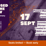 Composed for the WCW: A 150th Anniversary Concert