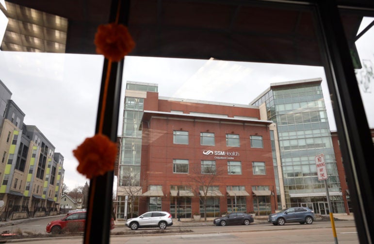 The SSM Health Outpatient Center is seen in Madison, Wis., on March 5, 2020. Coburn Dukehart/Wisconsin Watch