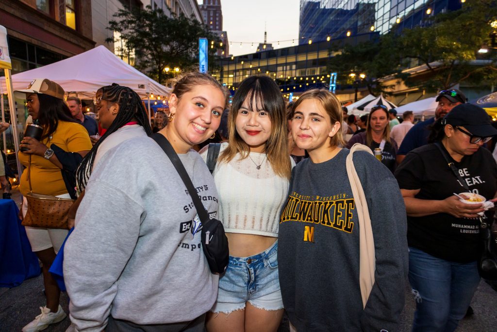 College Night at Milwaukee Night Market. Photo courtesy of Westown.