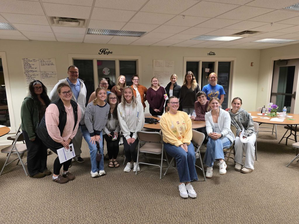Several nursing students from the University of Wisconsin- Eau Claire attended the meeting. (Photo by Frank Zufall/Wisconsin Examiner)