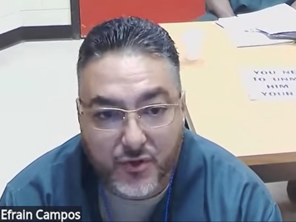 Efrain Campos (Screenshot via Zoom)
